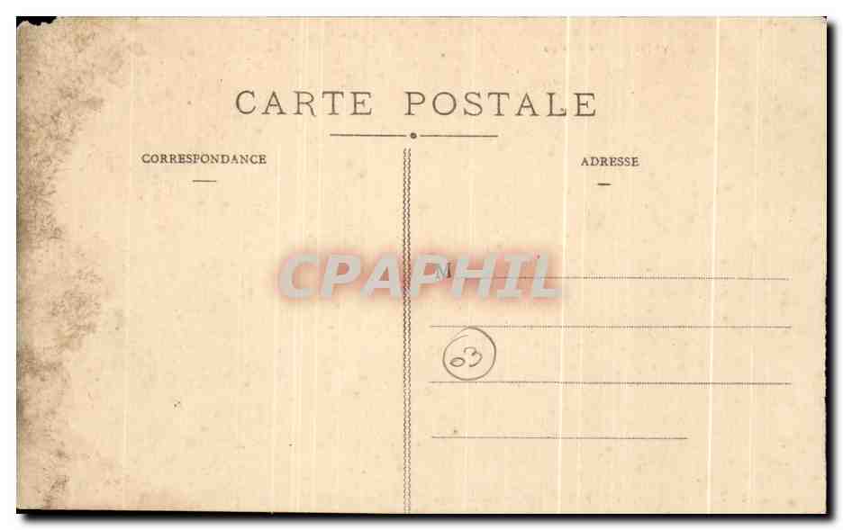 CPA Vichy La Casino — Verso