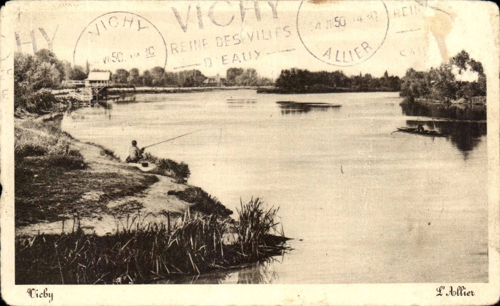 CPA Vichy pecheir
