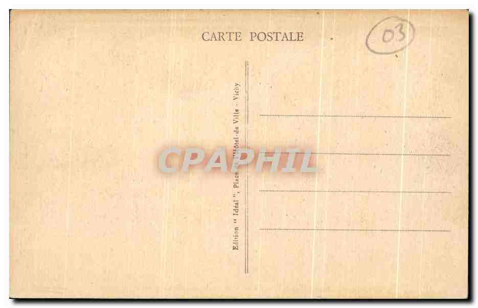 CPA Vichy Pavillon De La Source Des Celestins — Verso