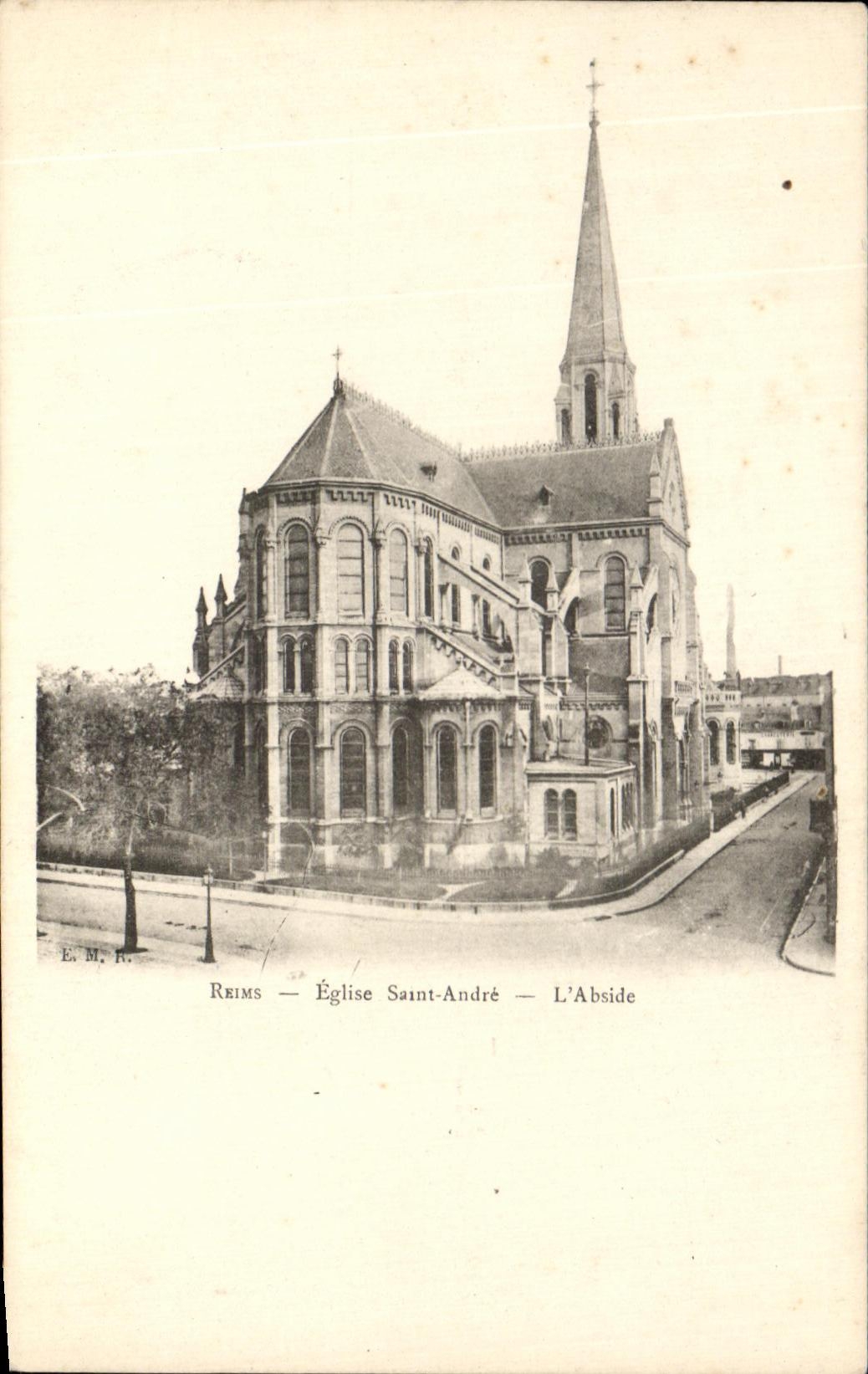 CPA Reims Eglise Saint Andre L'Abside