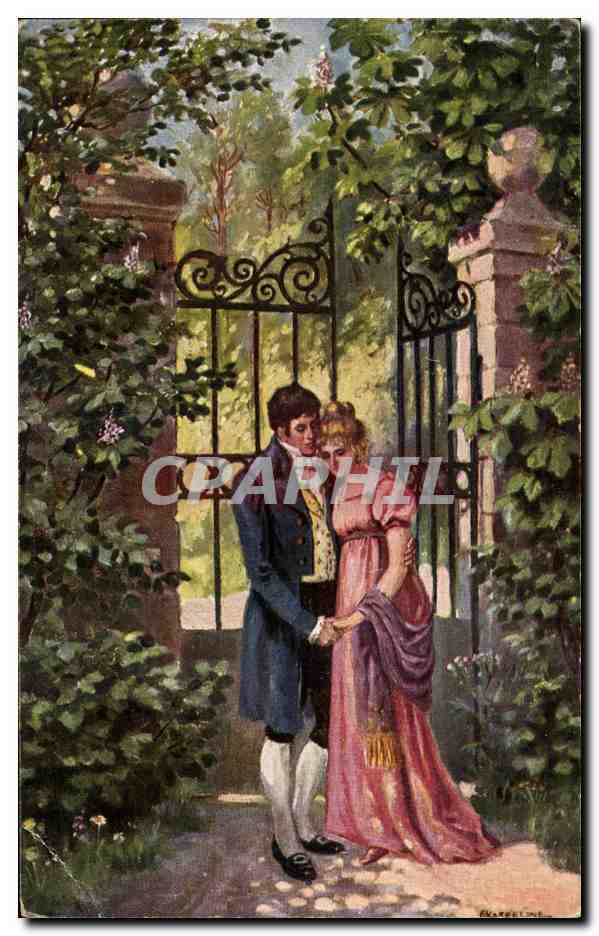 Un couple au jardin — éditeur MARPETINE, n° 77