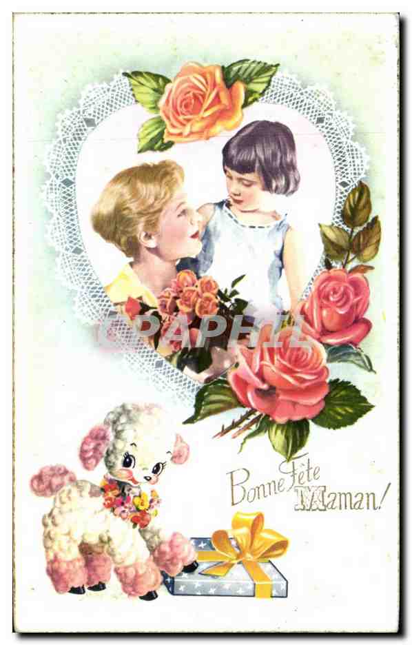 CPA Bonne Fete Maman Enfants
