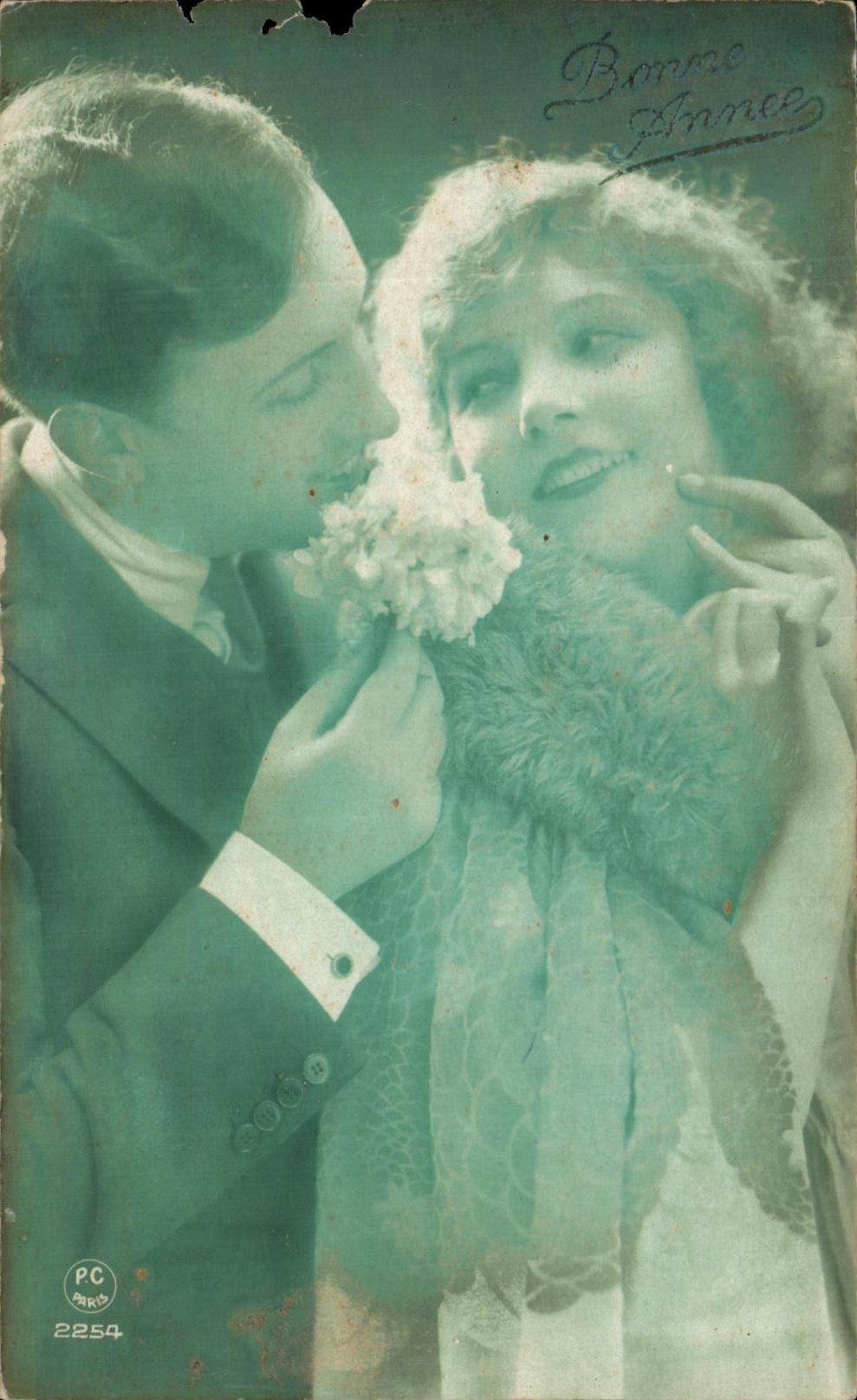 CPA Couple Femme 