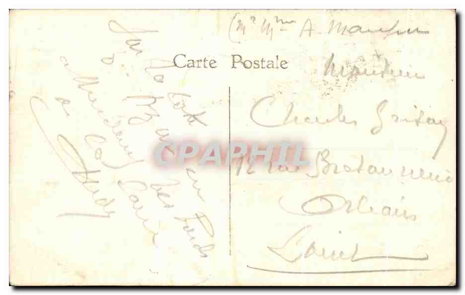 CARTE PHOTO Nice  — Verso