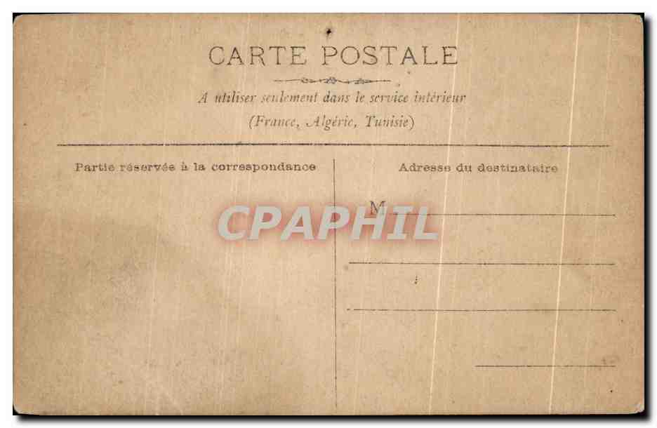 CARTE PHOTO Scene de famille  — Rückseite