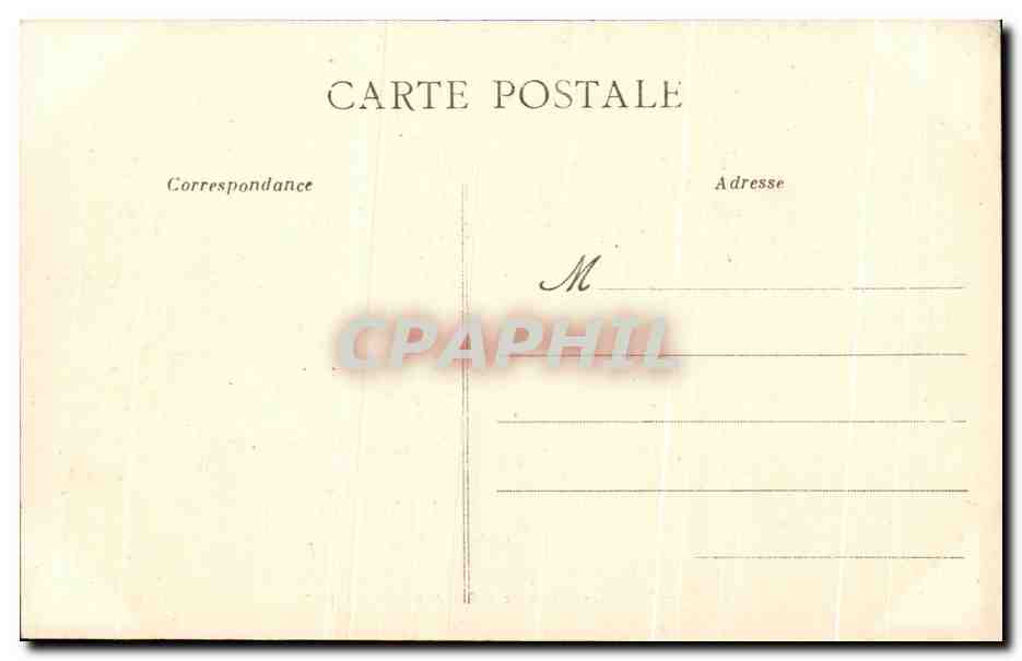 CPA Pornic Bateau de plaisance sortant du port — Rückseite