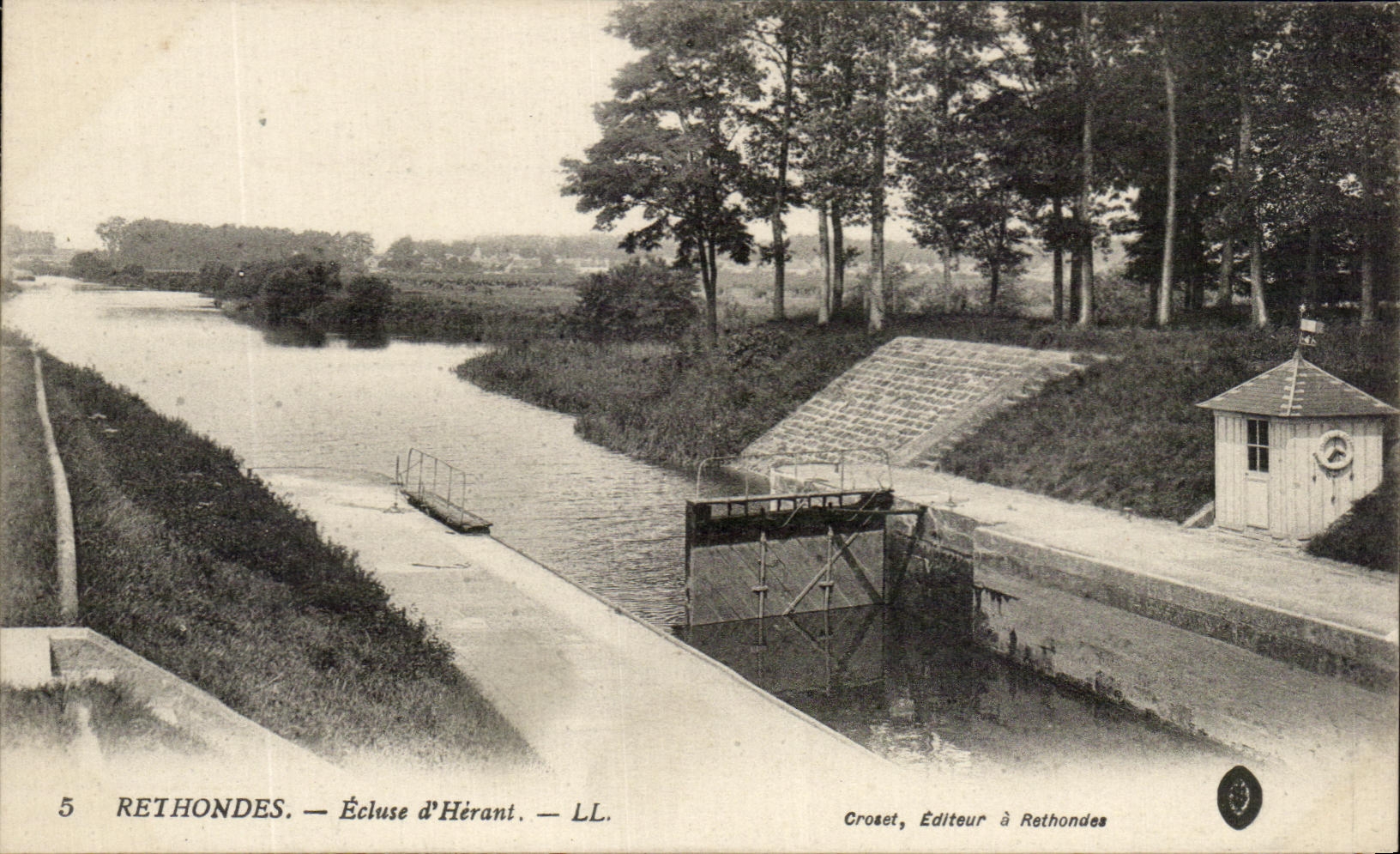 Rethondes — Écluse d'Hérant — Croset, Éditeur à Rethondes