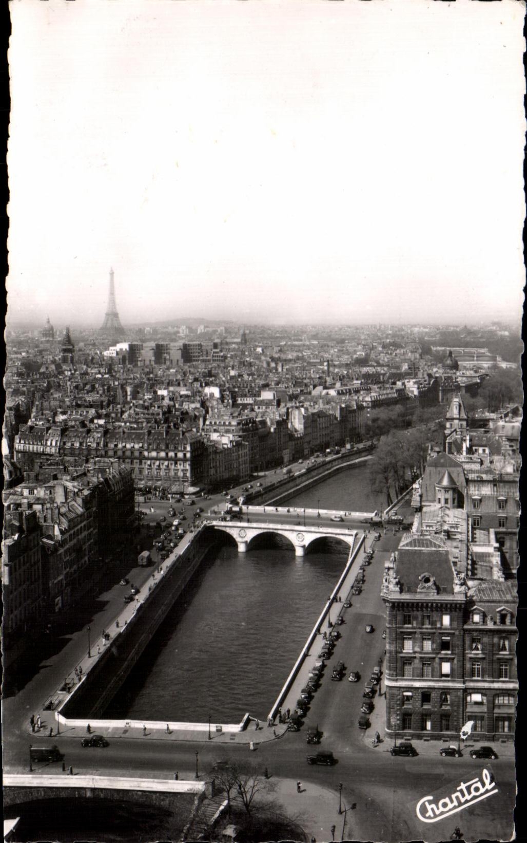 Paris — Panorama vu des Tours de Notre-Dame — Éditions Chantal, n°510