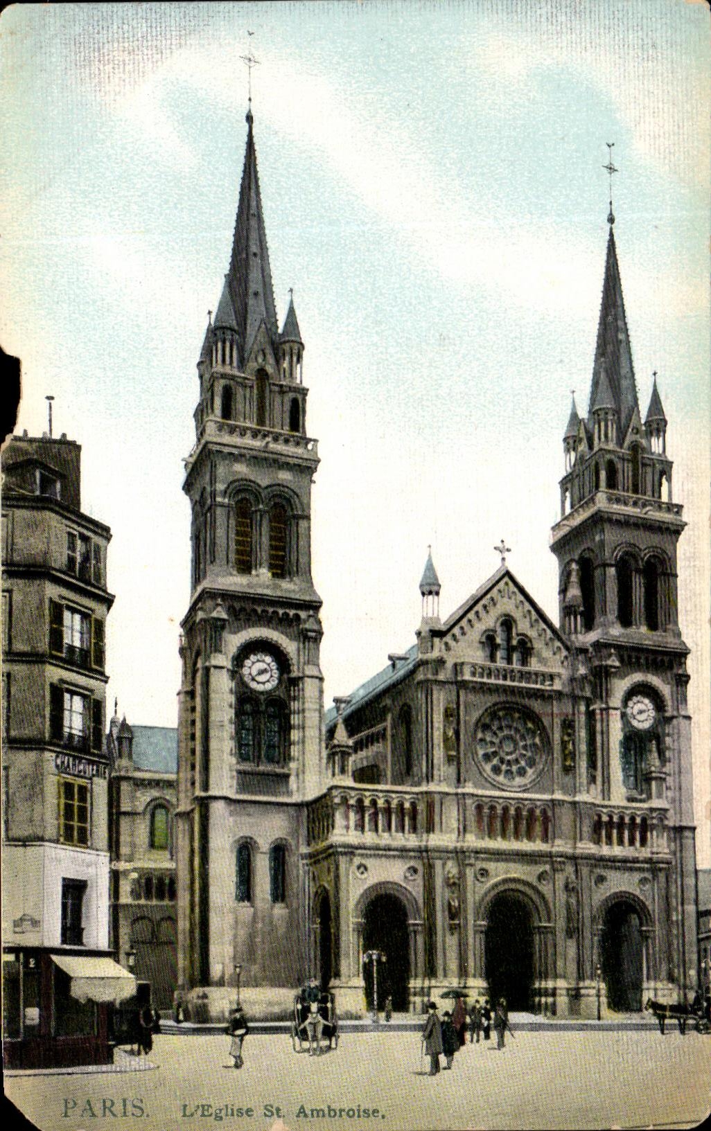 CPA Paris L'Eglise St Ambroise