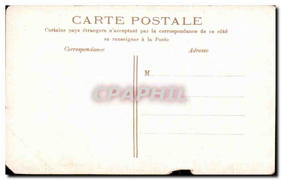 CPA Paris L'Eglise St Ambroise — Verso