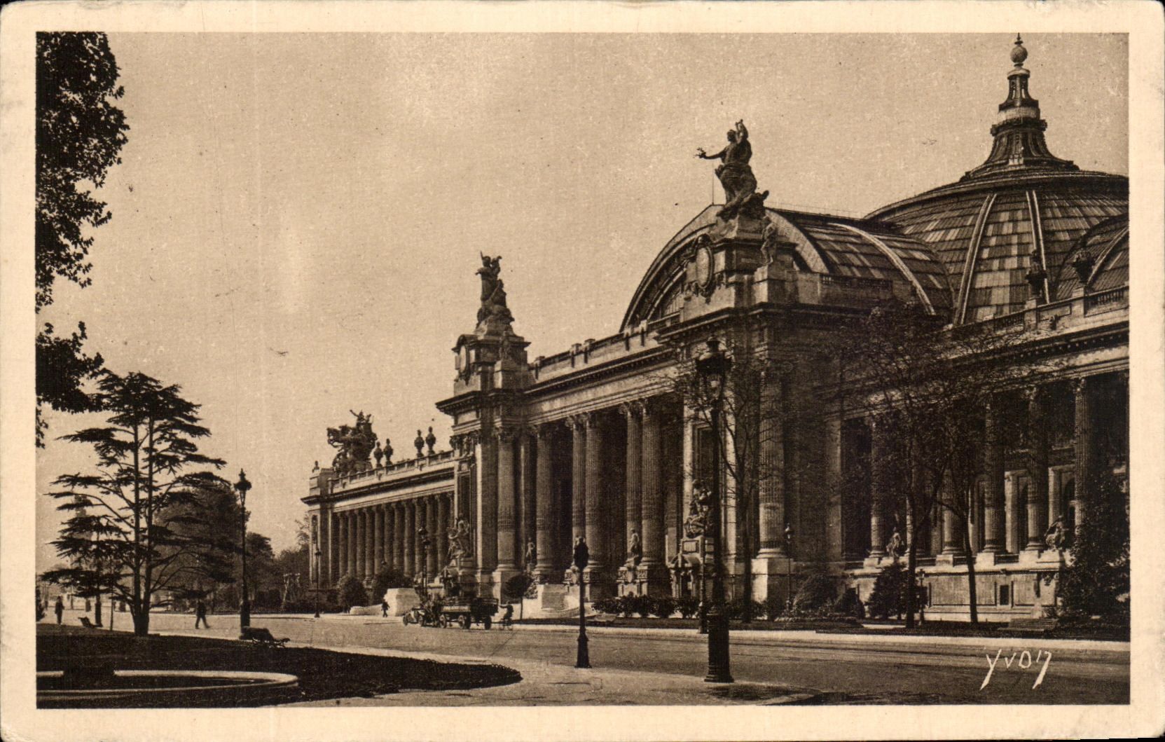 CPA Paris En Flanant Le Grand Palais