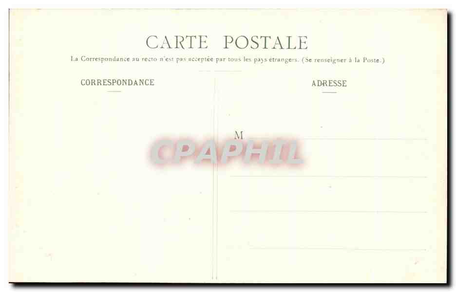 CPA Dreux La Grande Nef Et Le Choeur De l'Eglise St Pierre  — Verso
