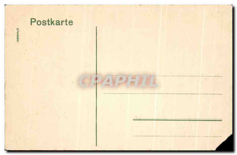 CPA Munchen Blick nach dem Muller'schen Volksbad — Rückseite