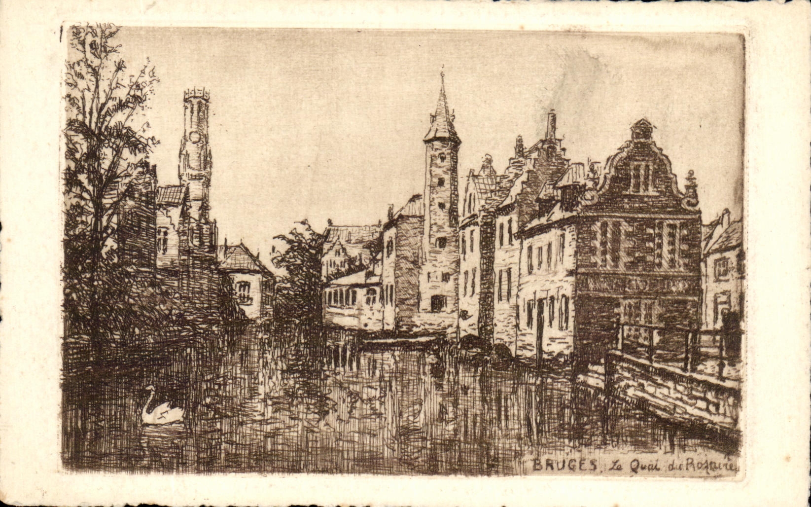 CPA Bruges La Quai du Rosaire