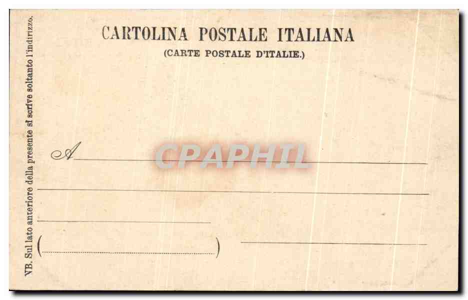 CPA Lago di Como Giardino della Villa Trotti — Rückseite