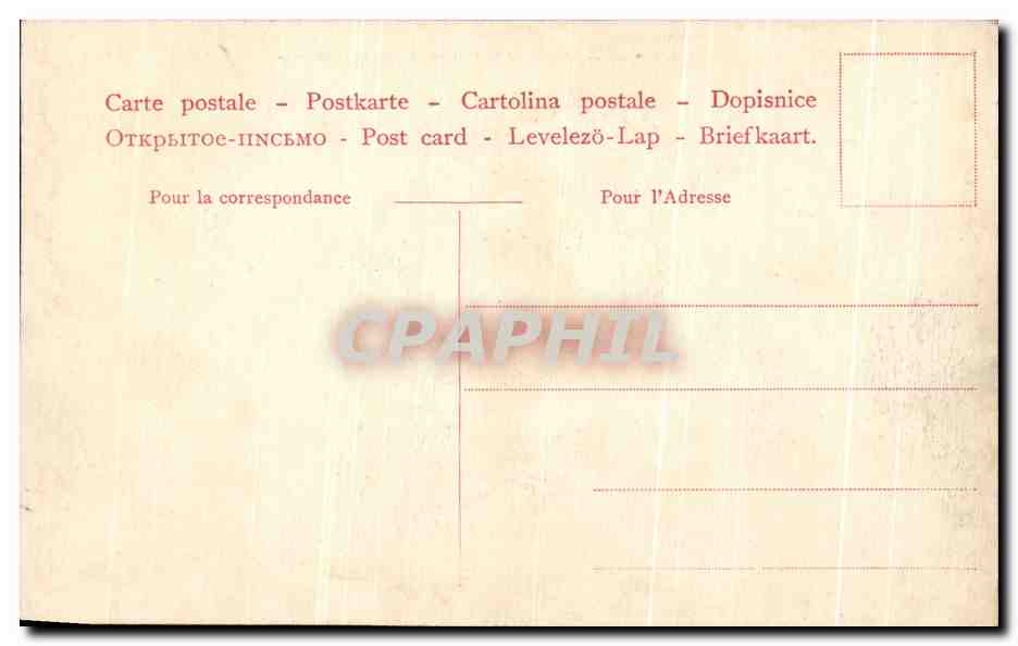CPA Roma Ruine delle Terme di Caracalla — Rückseite