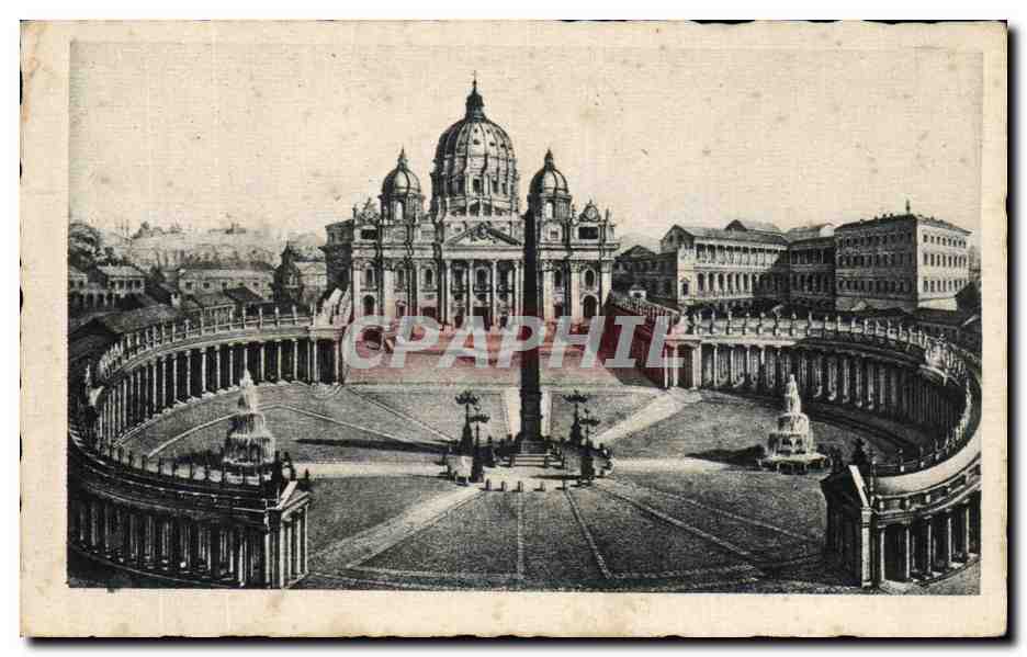 CPA Roma Piazza Basilica Pietro