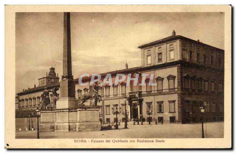 CPA Roma Palazzo del Quirinale ora Residenza Reale