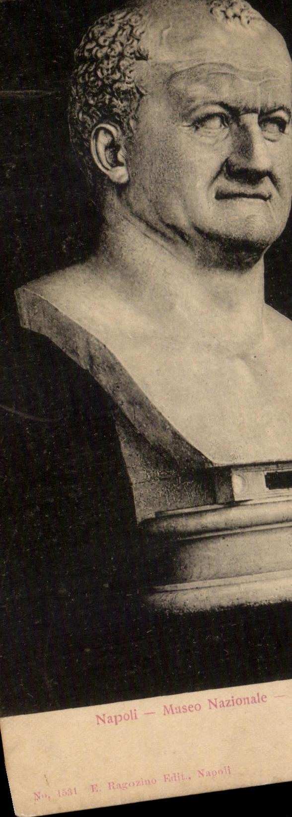 CPA Napoli Museo Nazionale Vespasiano 