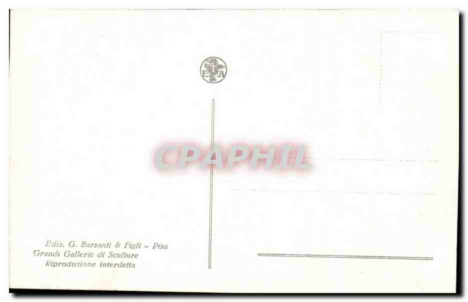 CPA Pisa Camposanto particolare vella vendemmla — Rückseite