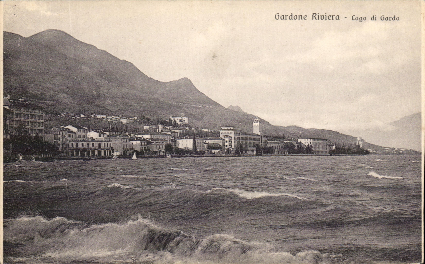 CPA Gardone Riviera lago di Gardo