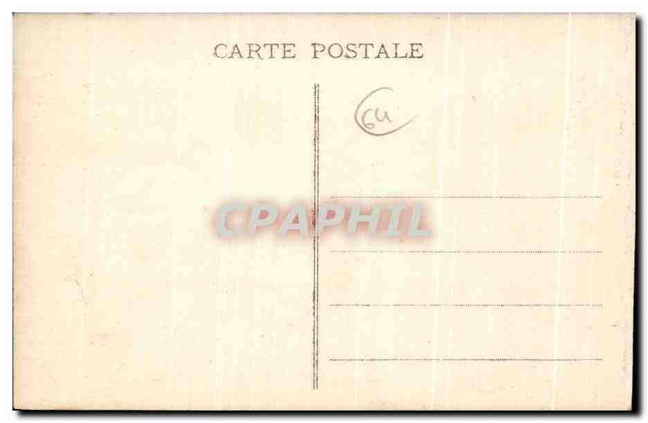 CPA Hendaye La Plage vue du Casino et la Cote espagnole — Verso