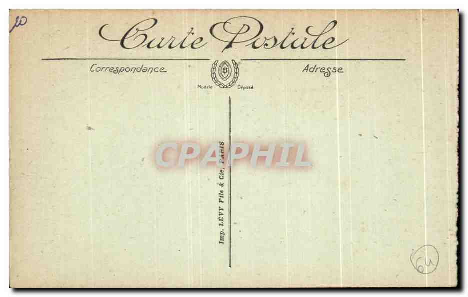 CPA Bayonne Les Arenes — Verso