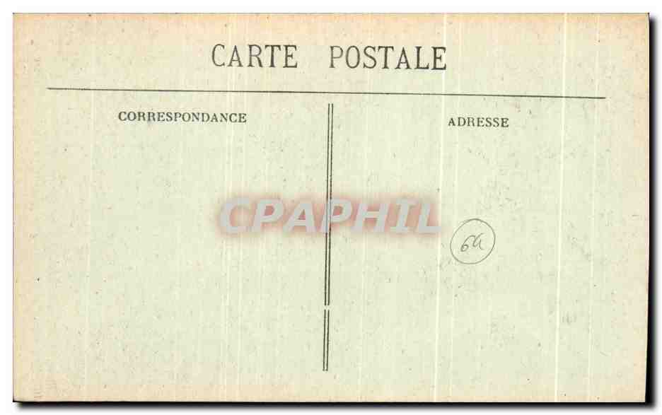 CPA Bayonne Les Remparts de la Porte d'espagne — Verso