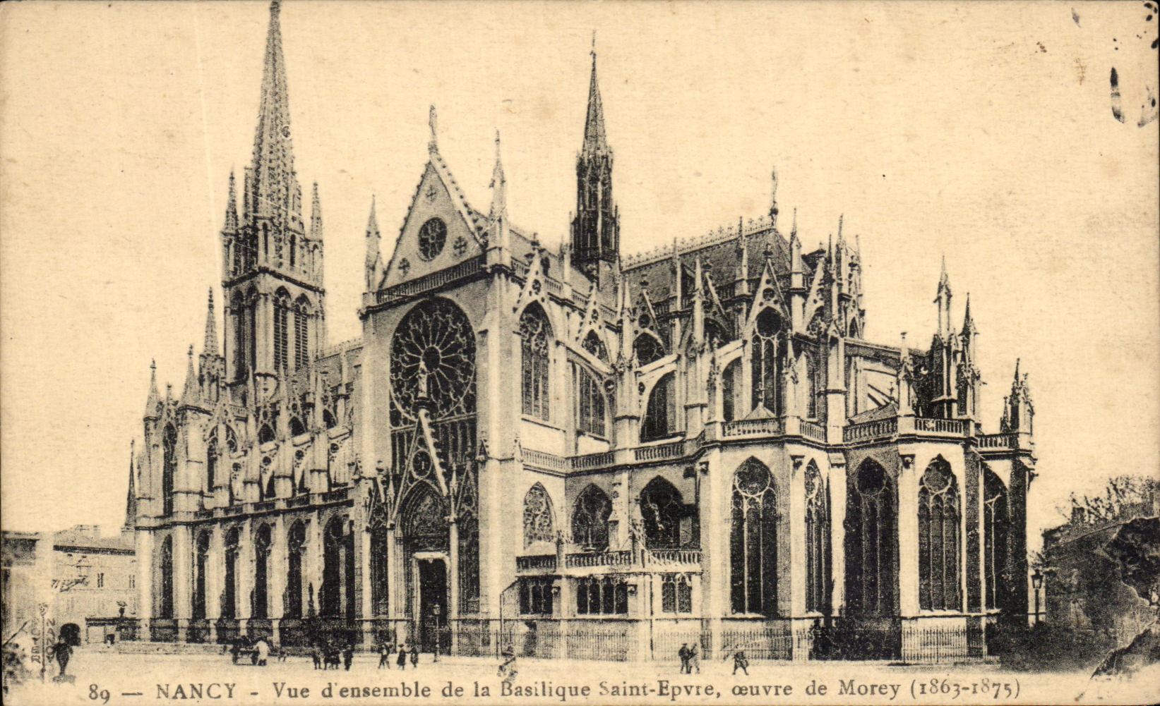 CPA Nancy Vue d'ensemble de la Basilique Saint Epvre Ceure de Morey