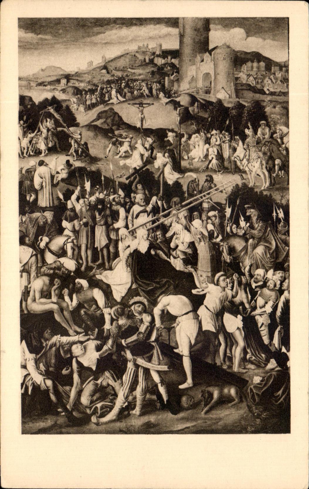 CPA Musee De Nancy Leyde Ecole Hollandaise La Passion du Christ