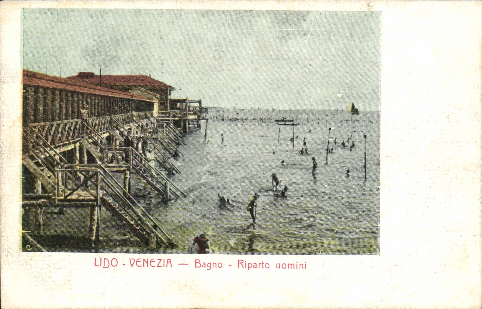 CPA Lido Venezia Bagno Riparto Uomini