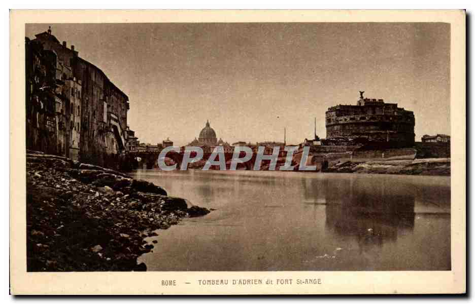 CPA Roma Tombeau D'Adrien dit Tort St Ange