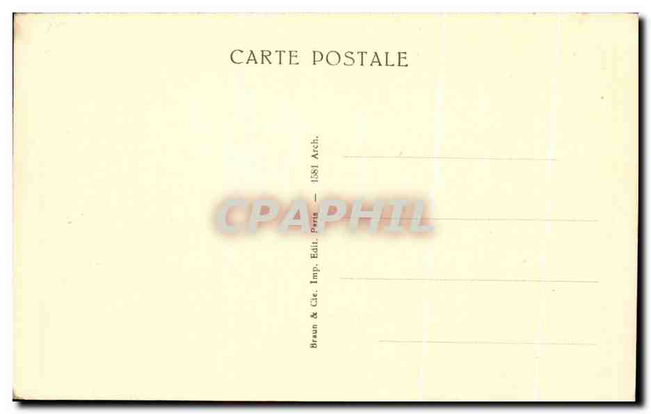 CPA Pise La Cathedrale et la Tour Penchee — Rückseite