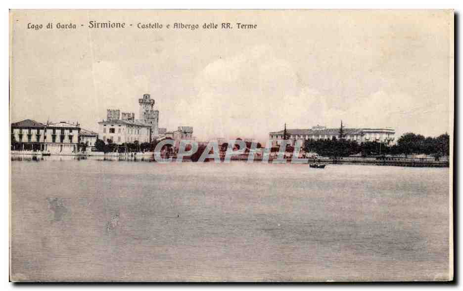 CPA Logo di Garda Sirmione Castle Albergo Delle Rr Terme