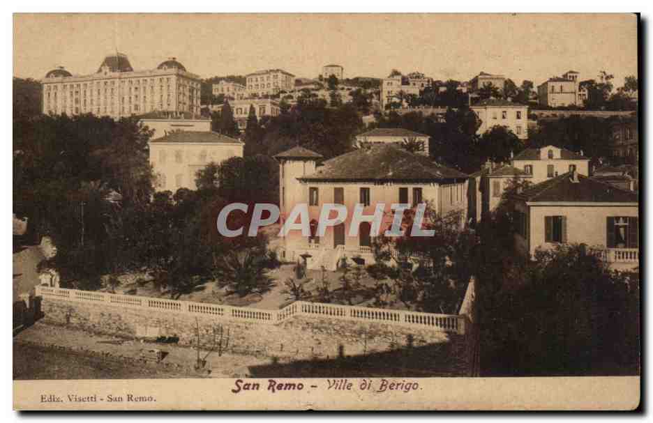 CPA San Rema villa di Berigo