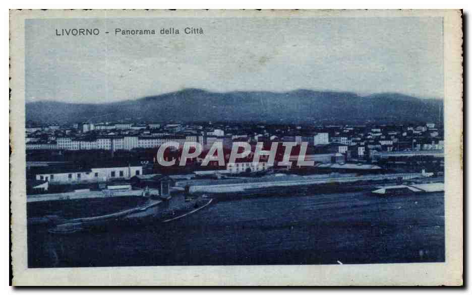 CPA Livorno Panorama della Citta