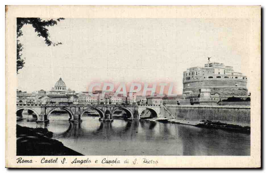 CPA Roma Castel S Angela Cupala di S Pietro
