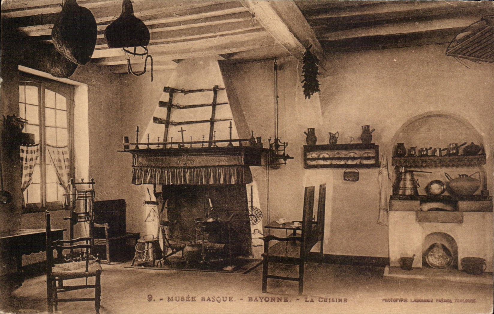 Musee Basque - Bayonne - La Cuisine — Phototypie Labouche Frères, Toulouse
