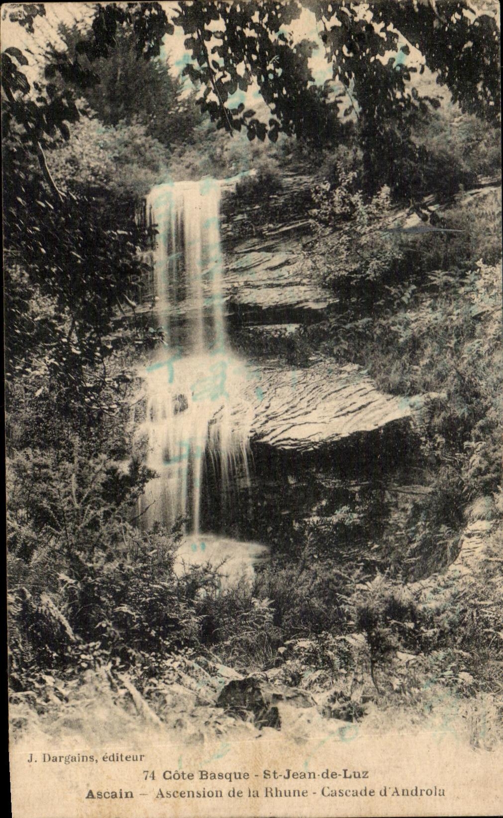 Ascension de la Rhune - Cascade d'Androla — J. Dargains, éditeur, 74 Côte Basque - St-Jean-de-Luz