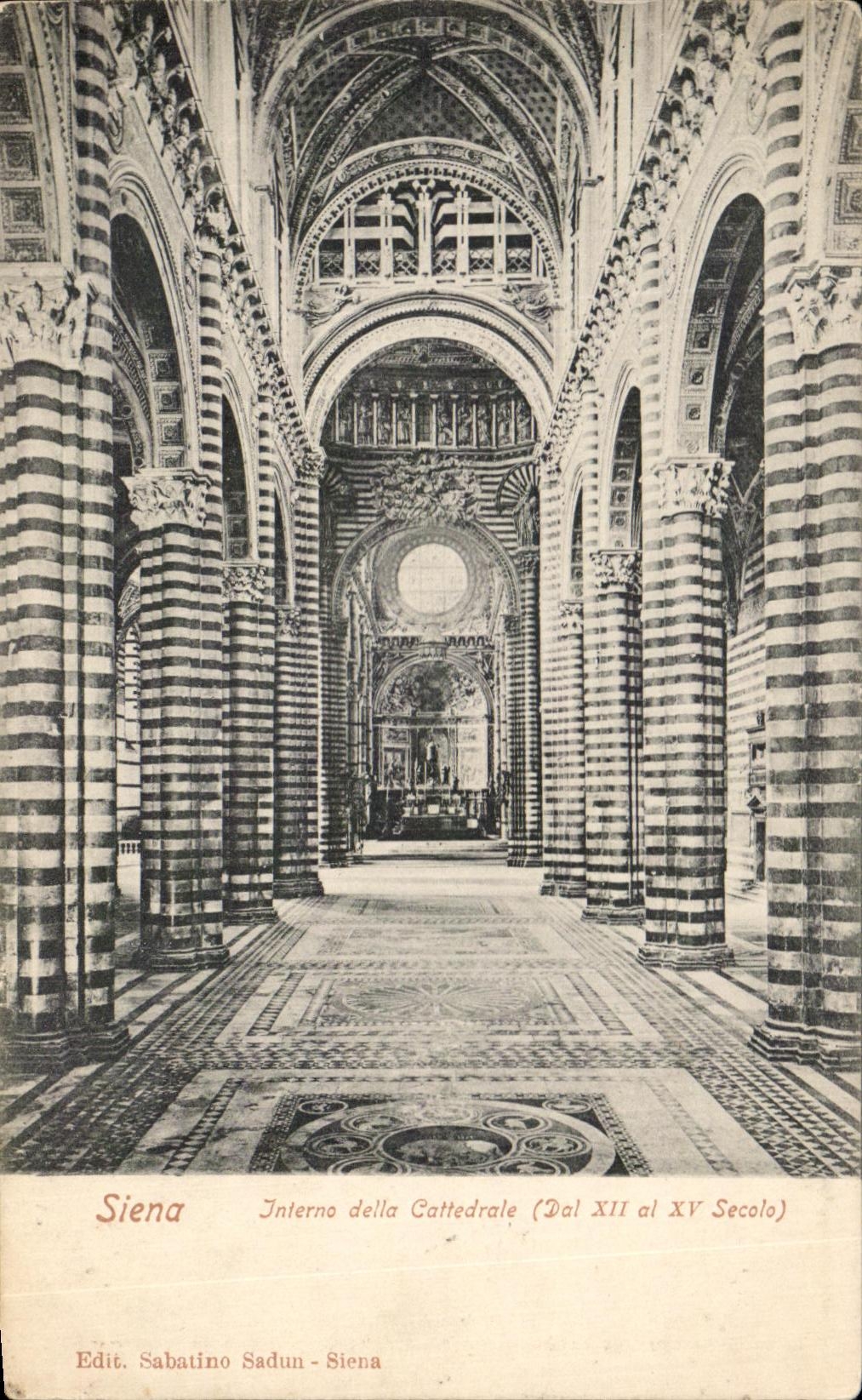 CPA Siena Interno della Cattedrale
