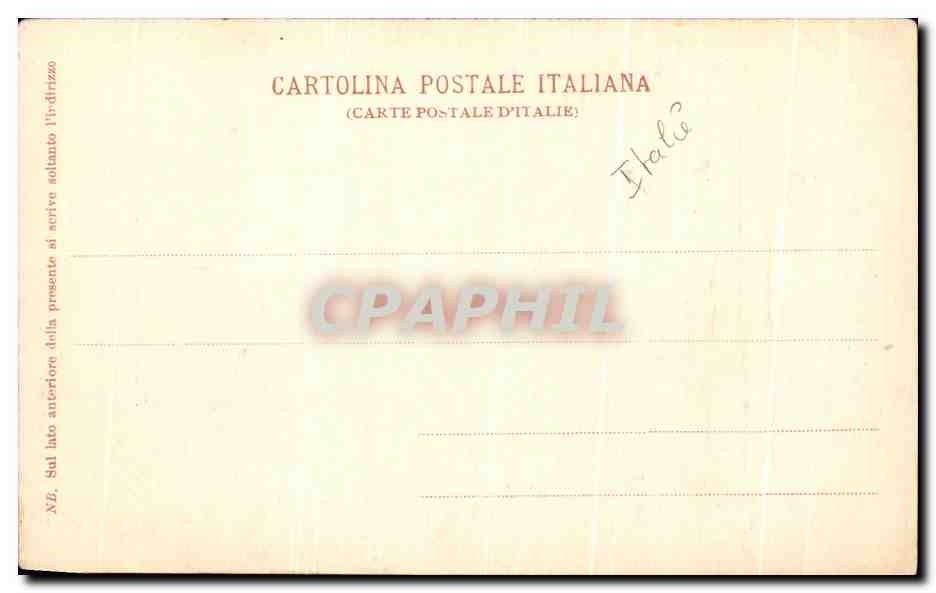 CPA Siena Interno della Cattedrale — Rückseite