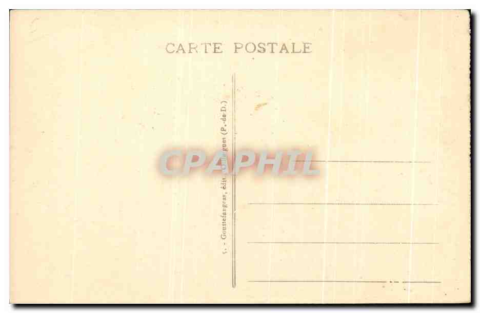 Gour de Tazenat — ancien cratère d'Auvergne — éditeur Gonttefanges (P.-de-D.) — Verso