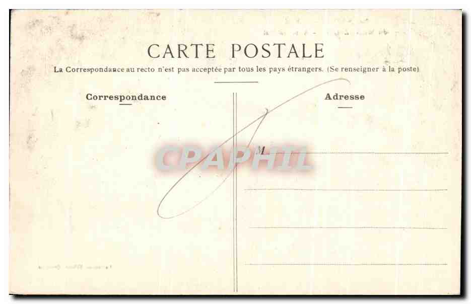 CPA Sainte Marie Du Manez Hom Autel Lateral  — Rückseite