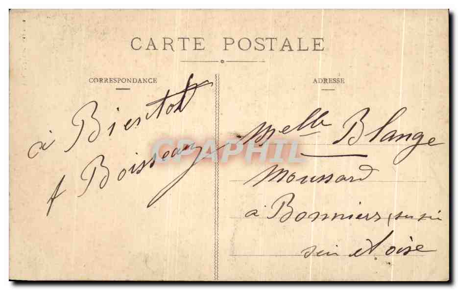 Les Pyrénées - Chute Supérieure du Pont d'Espagne - Cougat, éditeur, Cauterets — Verso