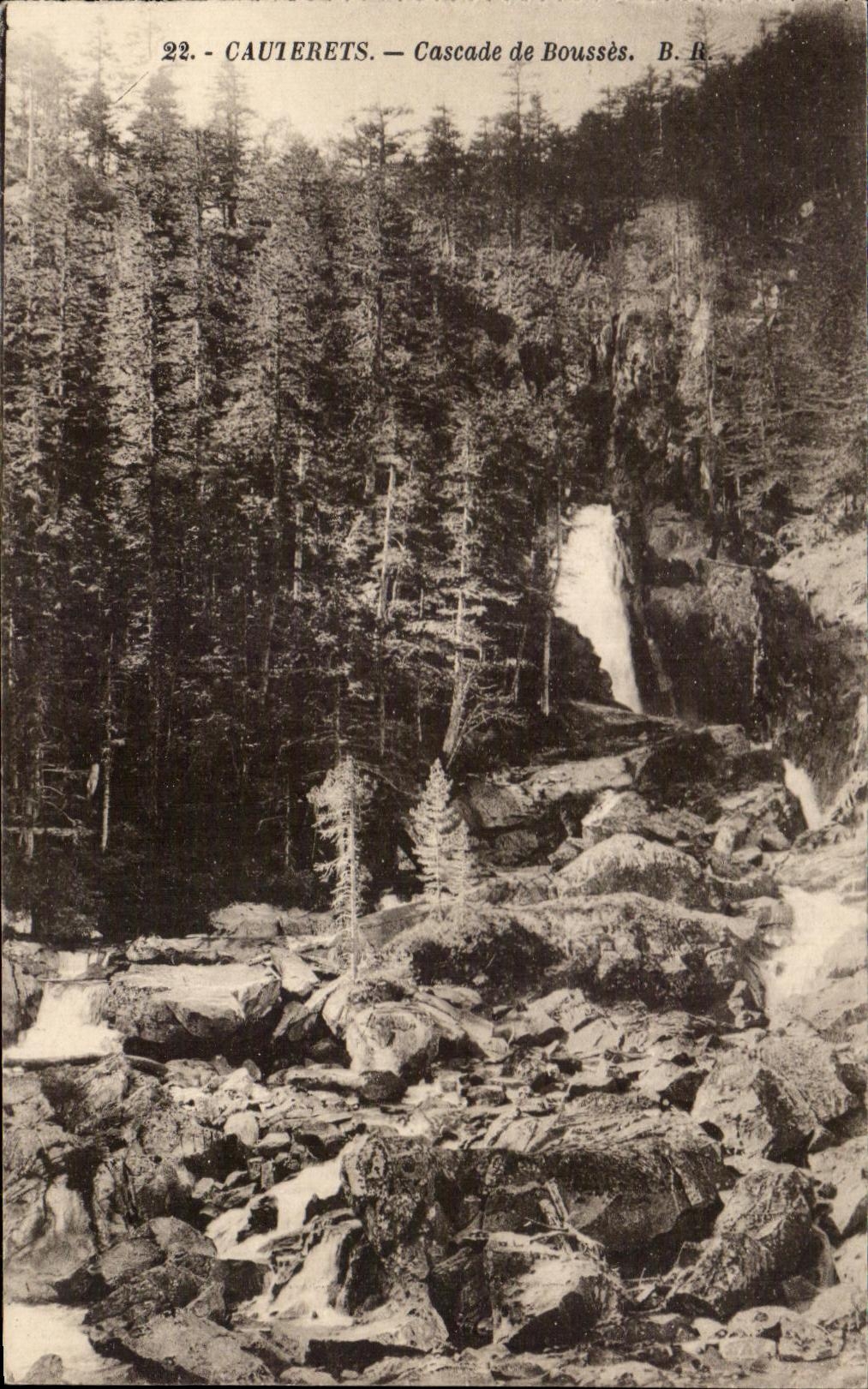 Cauierets — Cascade de Boussès — B.R.