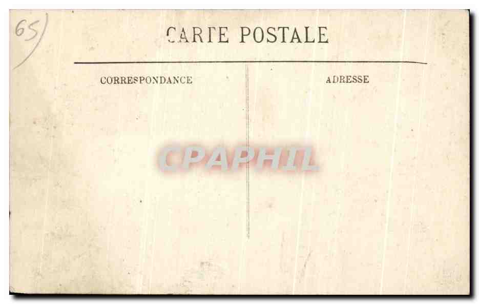 CPA Environs De Cauterets Route du Pont d'Espagne — Verso