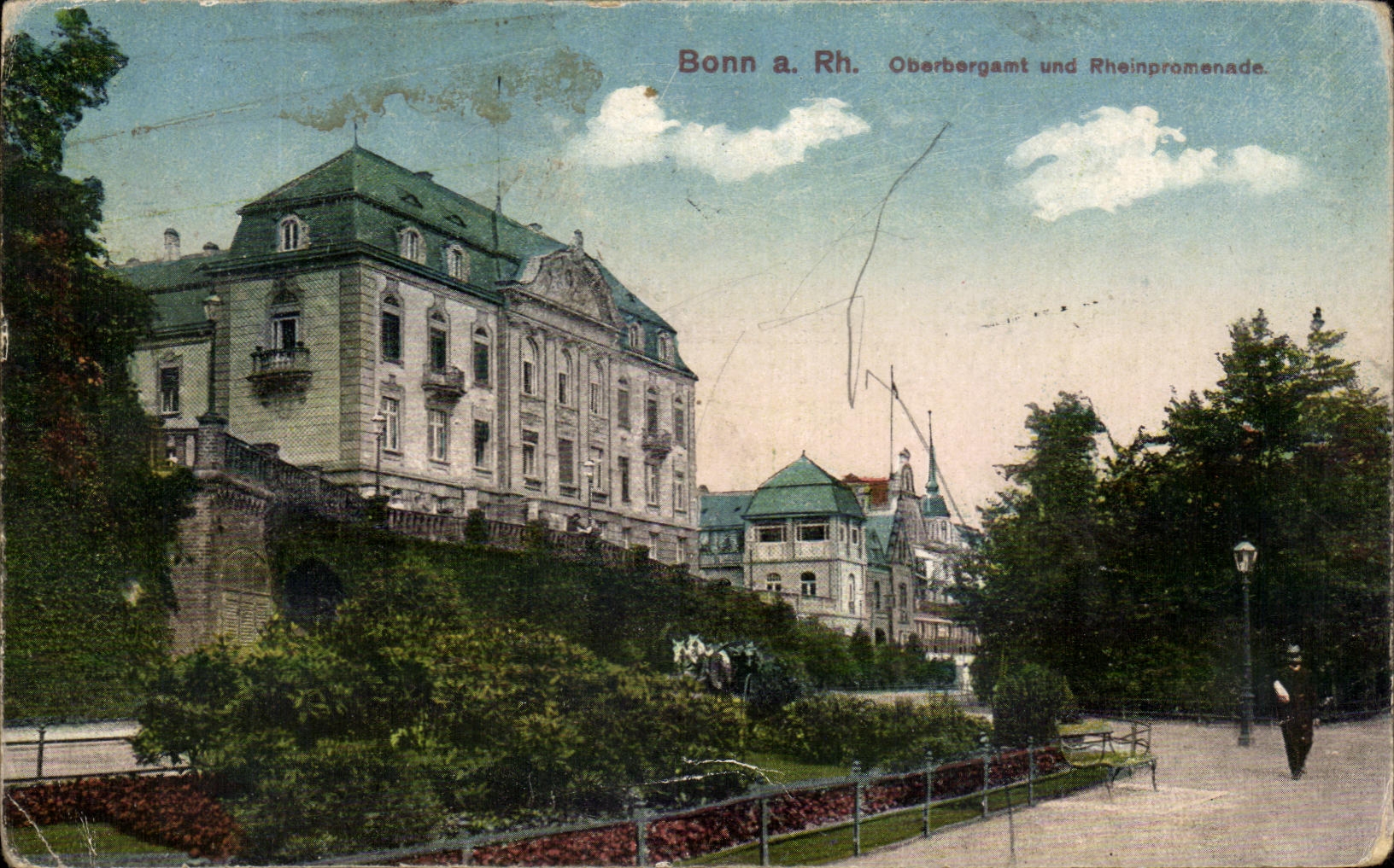 CPA Bonn a Rh Oberbergamt und Rheinpromenade