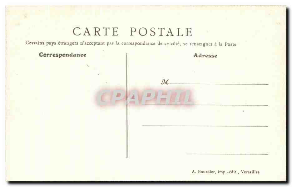 CPA Chartres Les Reservoirs et la Rue du Lycee — Rückseite
