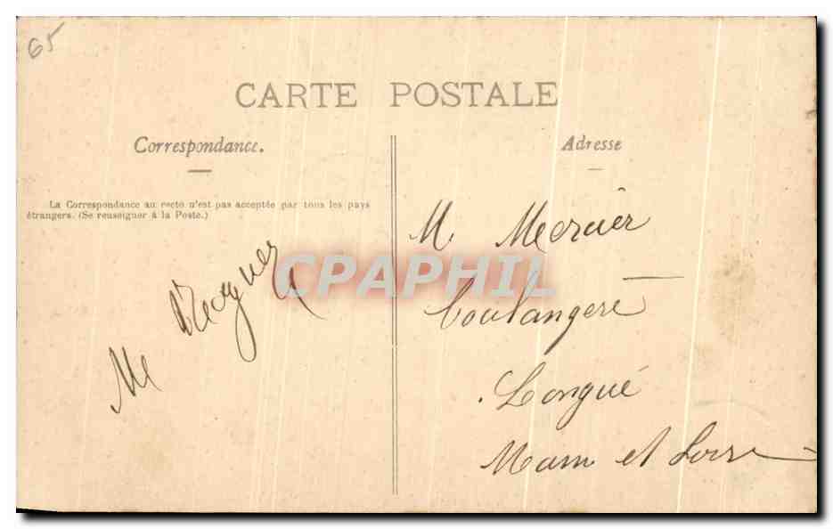 CPA Les Pyrenees Illustrees Cauterets Le Gave De Cauterets Du Petit Saint Sauveur Et Du Pre — Verso