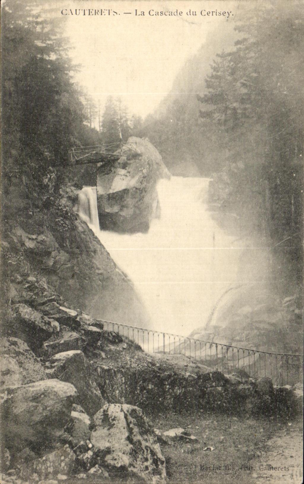 CPA Cauterets La Cascade Du Cerisey